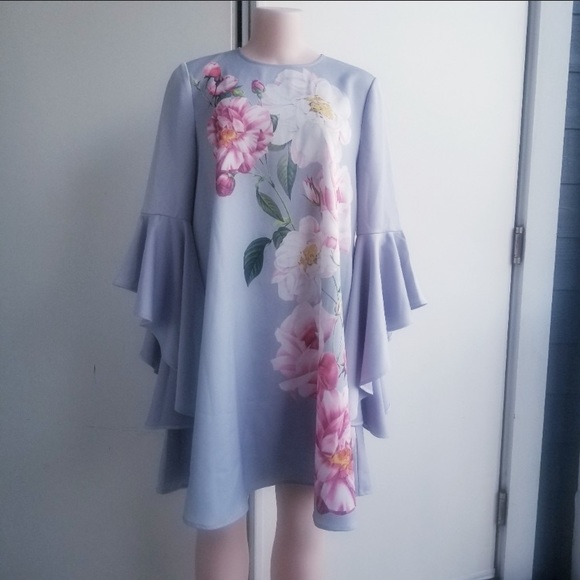 🍒LIKE NEW🍒Ted Baker flower dress (TB2) - Picture 3 of 7